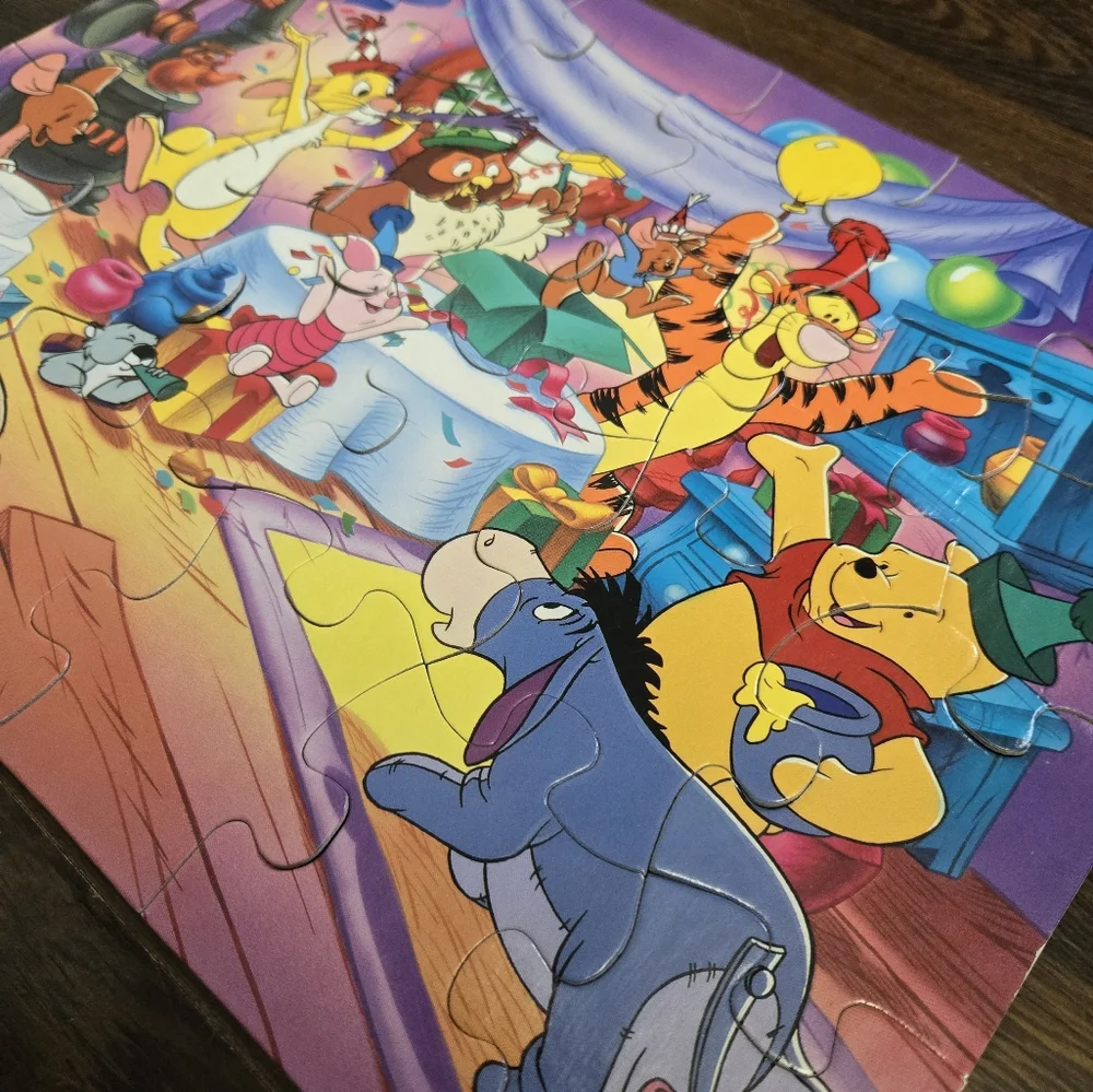 Vintage 1990s Disney Winnie the Pooh 24-Piece Puzzle